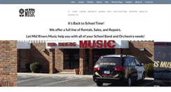 Desktop Screenshot of midriversmusic.com