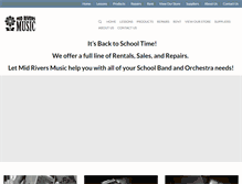 Tablet Screenshot of midriversmusic.com
